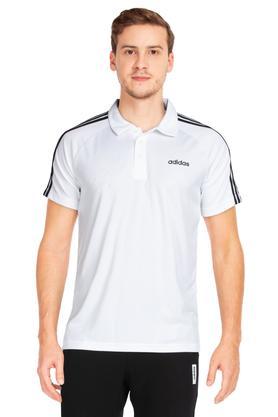 men's polo - white