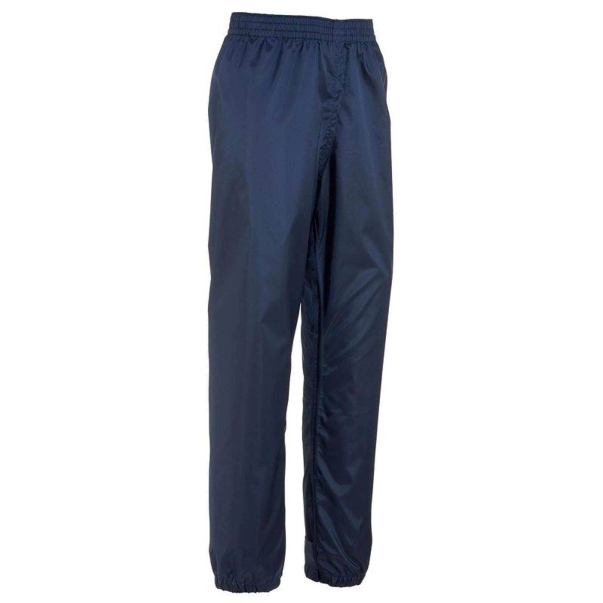 men's rain pants hiking overtrousers - navy