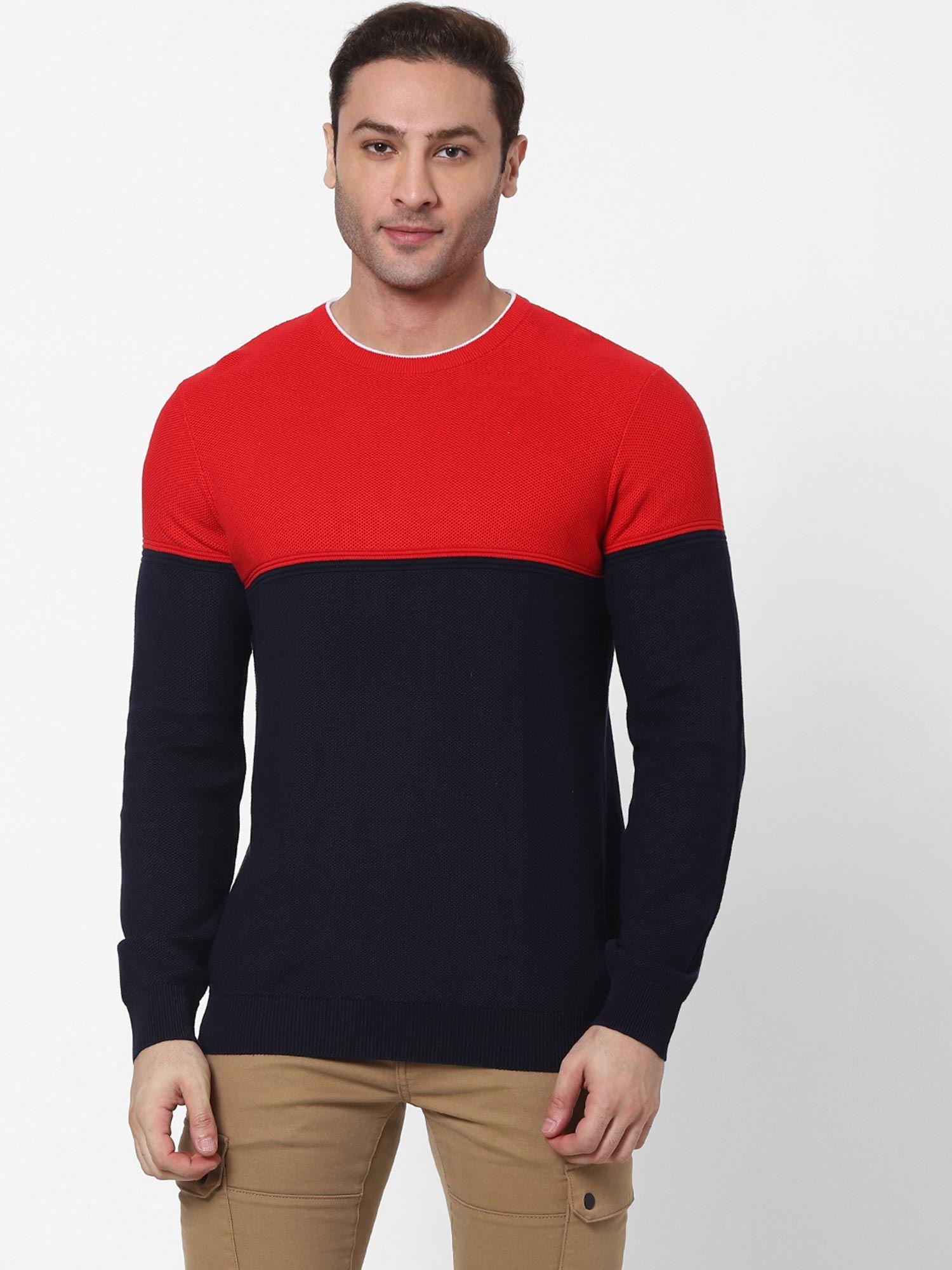 men's red sweaters