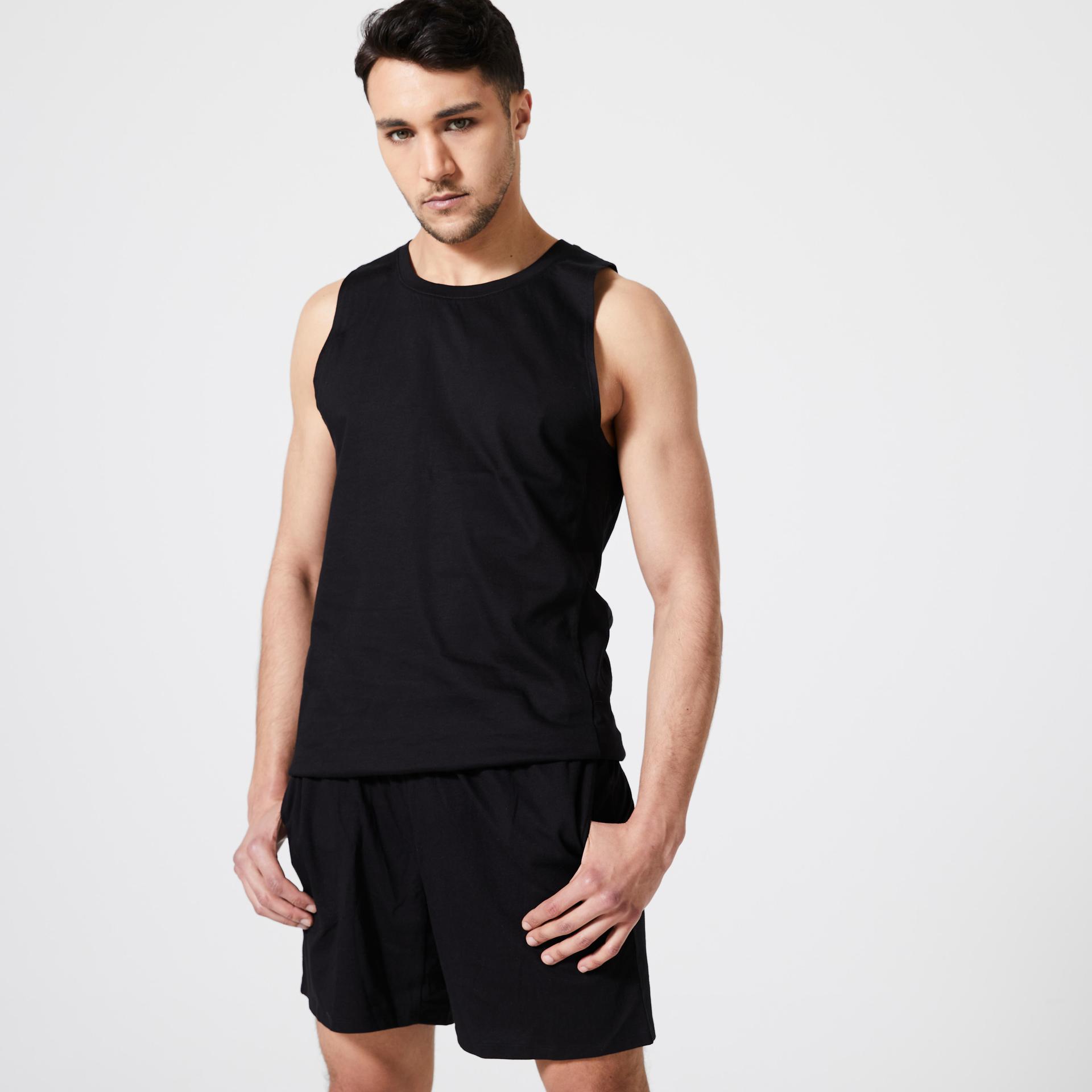 men's regular-fit tank top 100 - black