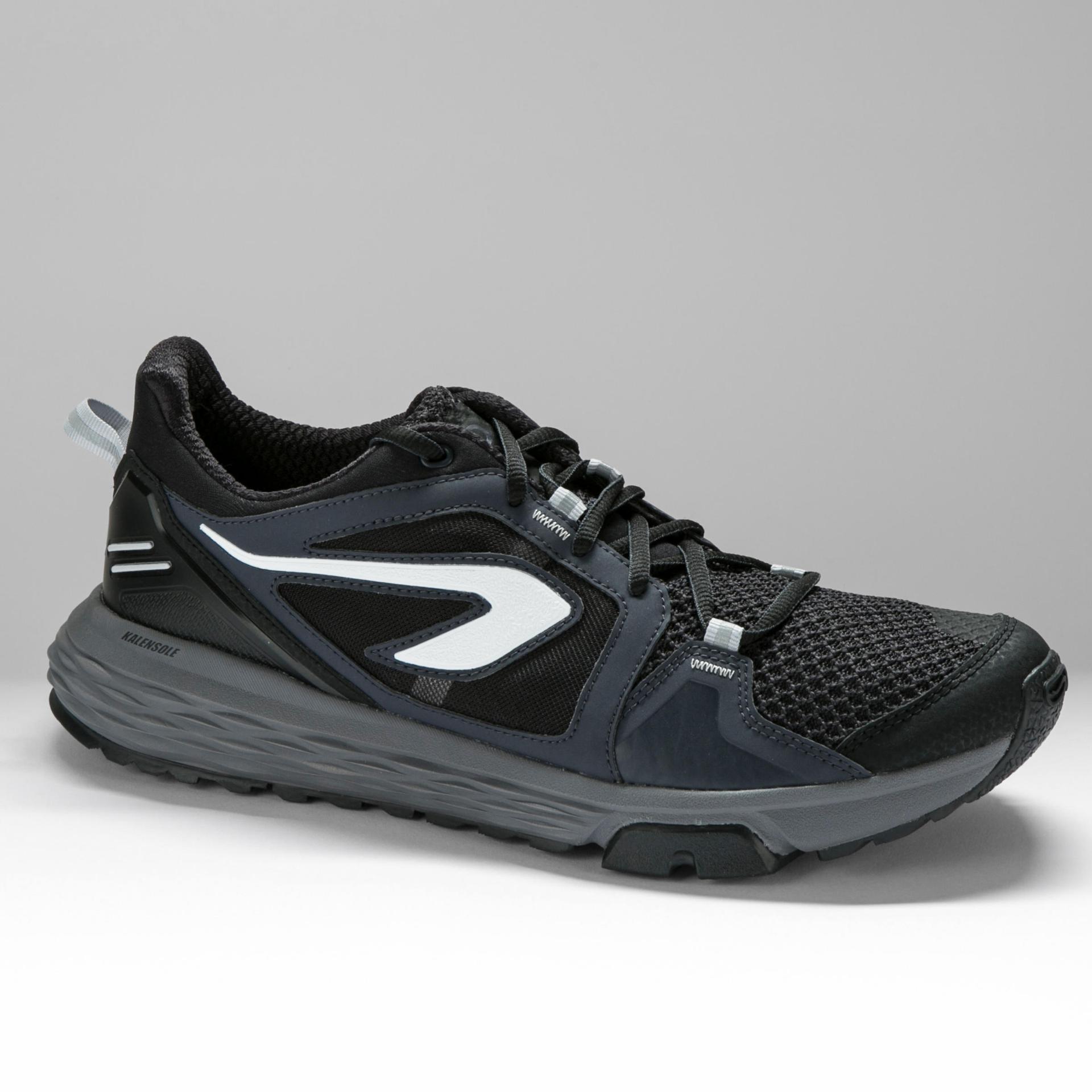 men's running shoes run comfort grip - black