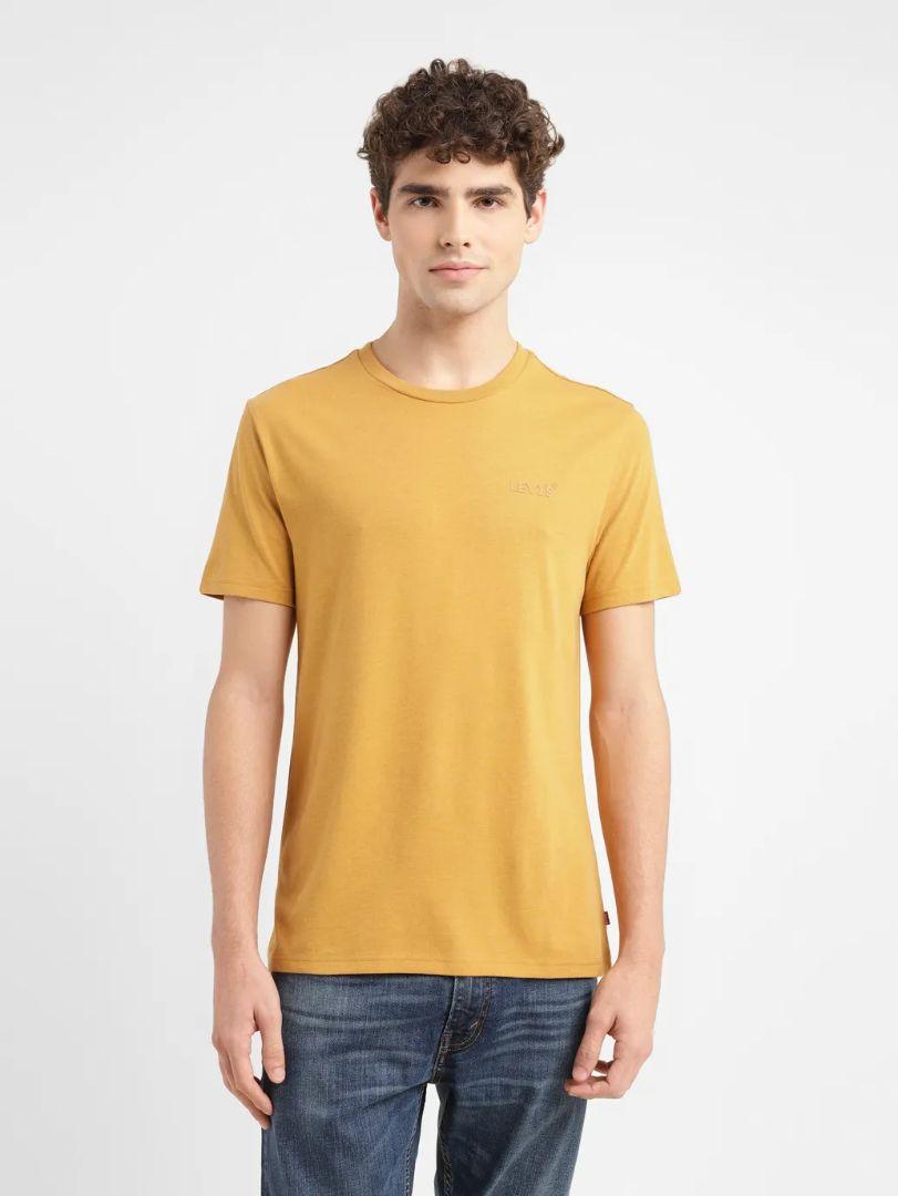 men's solid slim fit t-shirt