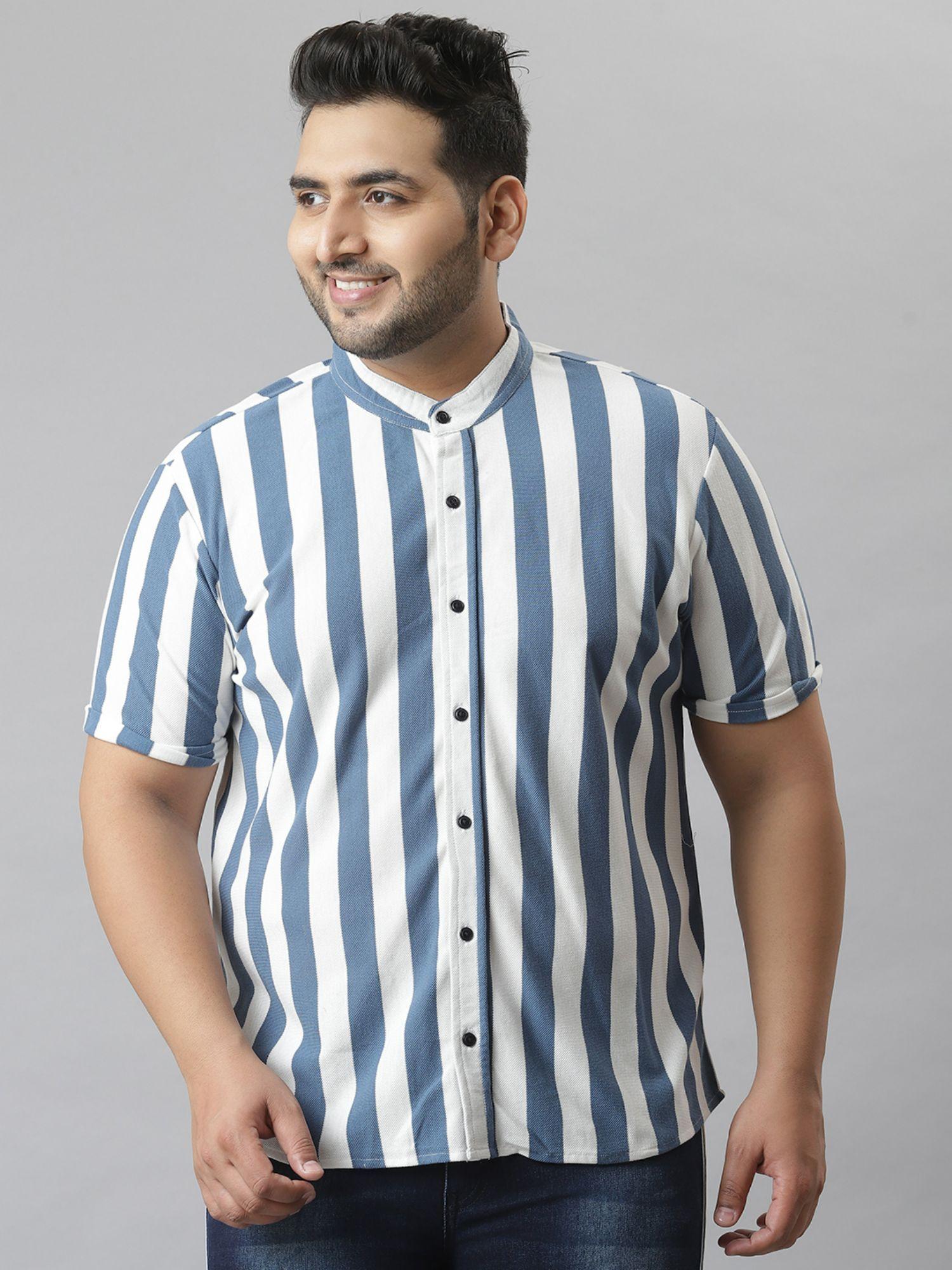 men's striped stylish casual shirts,multi-color