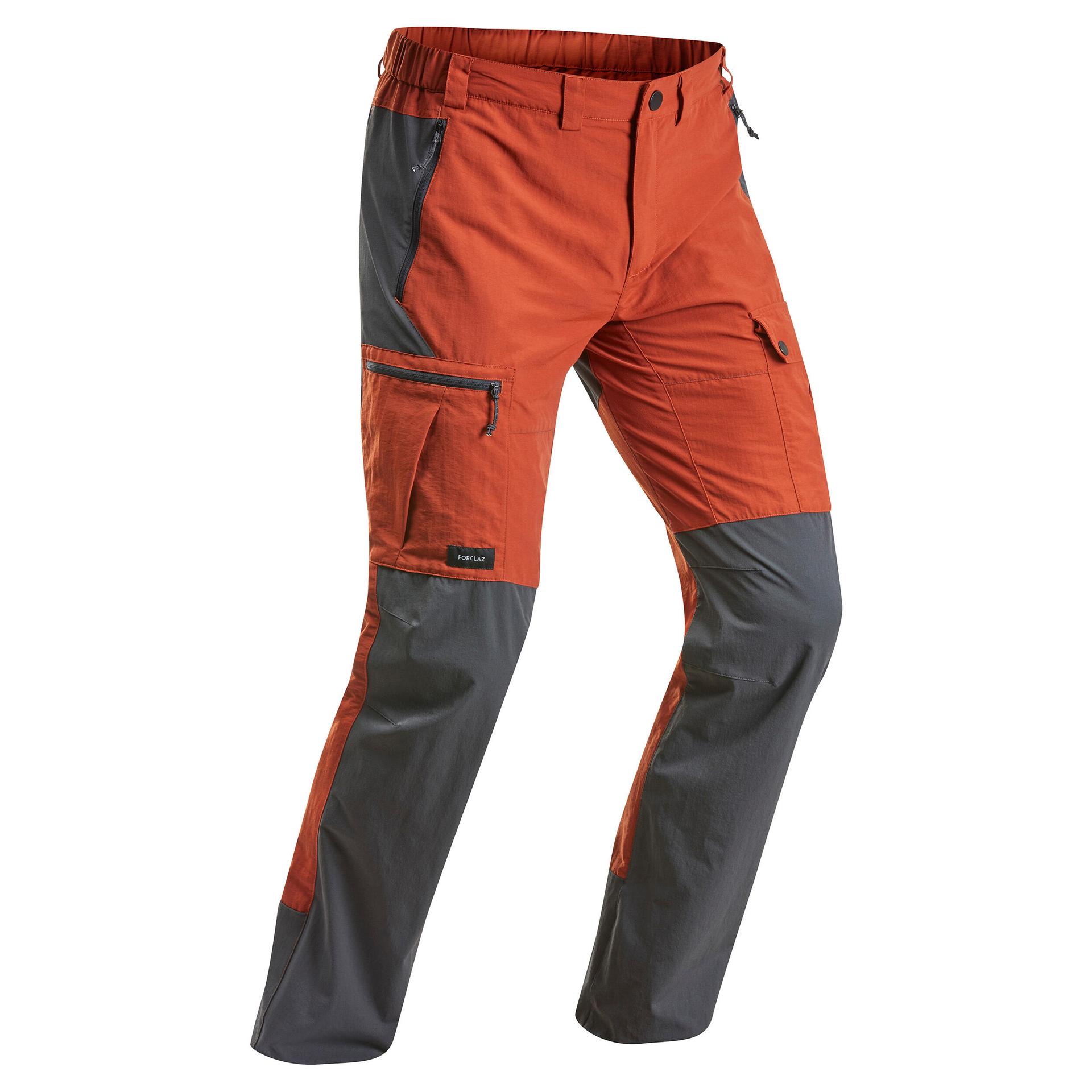 men's sturdy mountain trekking trousers - mt500