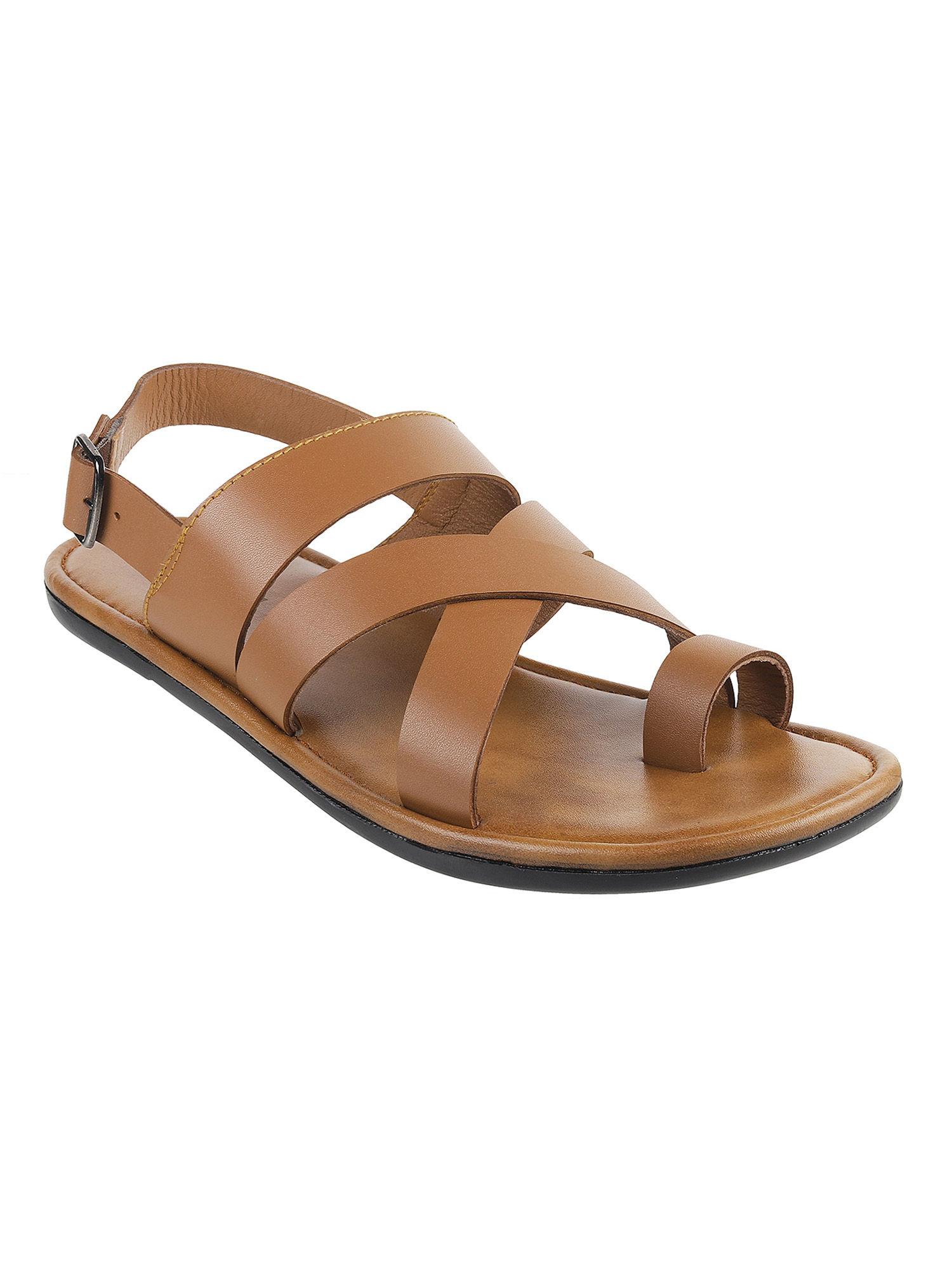 men's tan sandals