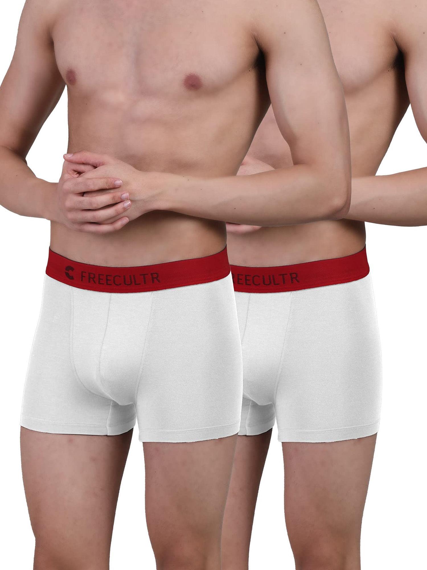 men's underwear anti bacterial micromodal anti-chaffing trunk, pack of 2