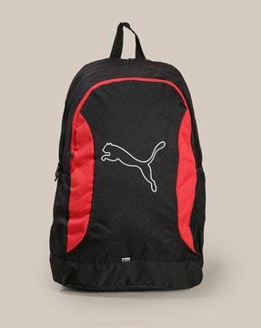 men 17" laptop backpack with placement logo print