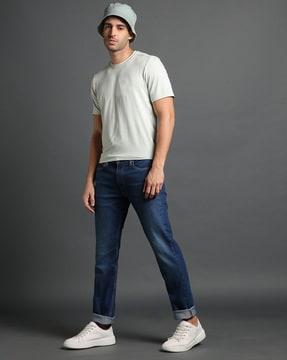 men 511 mid-wash slim fit jeans