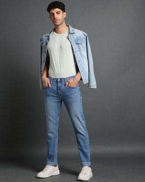 men 512 mid-wash slim tapered jeans