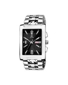 men 843ssm02 analogue watch with contrast dial