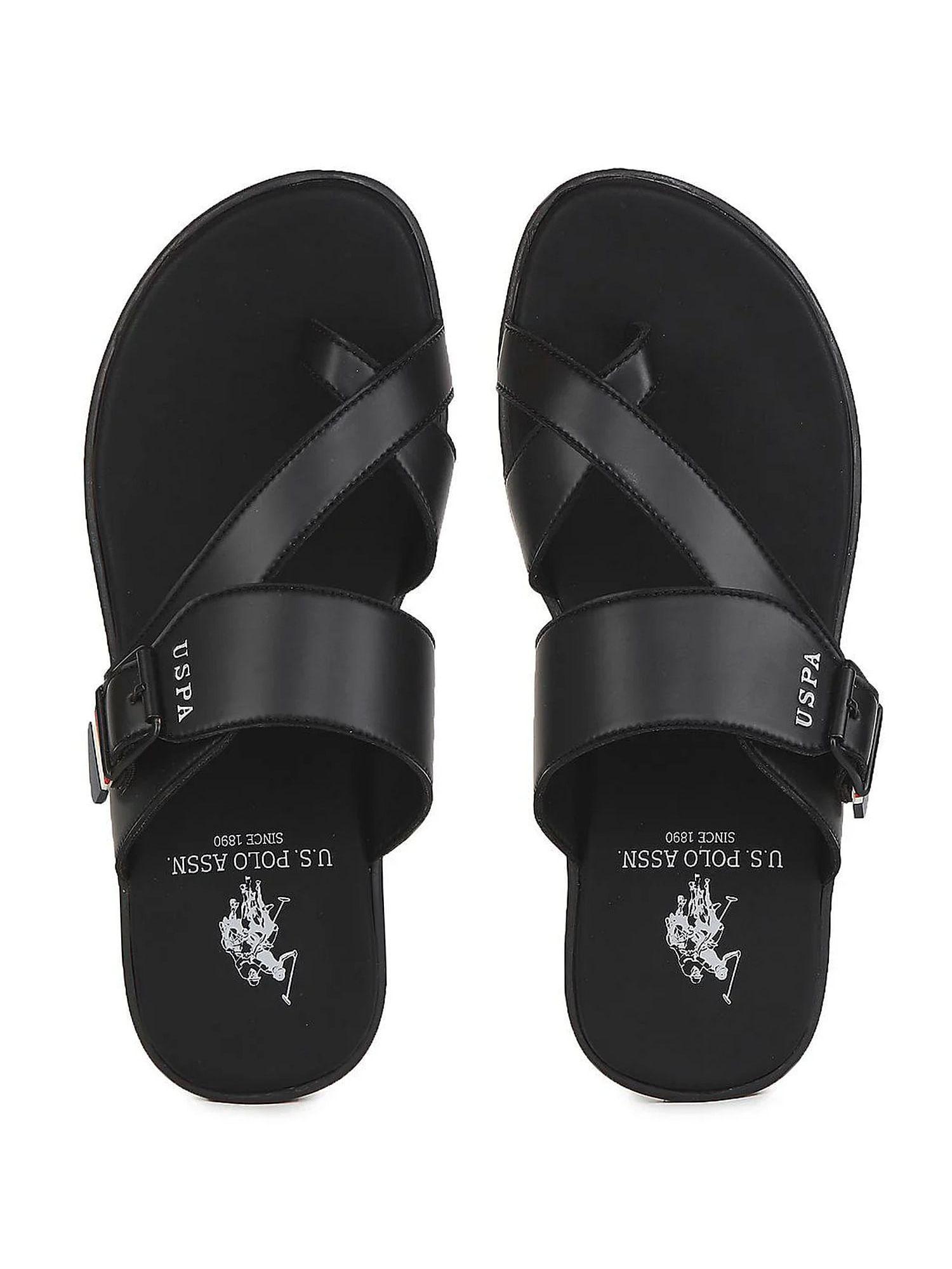 men adrick 2.0 black sandals