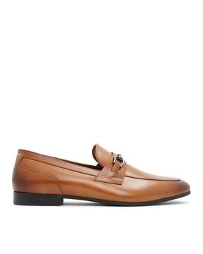 men almond-toe slip-on shoes