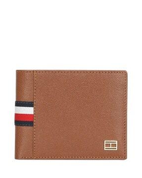 men alonzo leather passcase bi-fold wallet