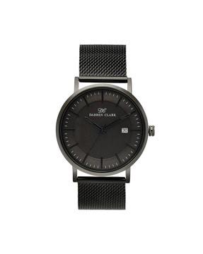 men analogue watch with metal strap-1004f-e0416-aj