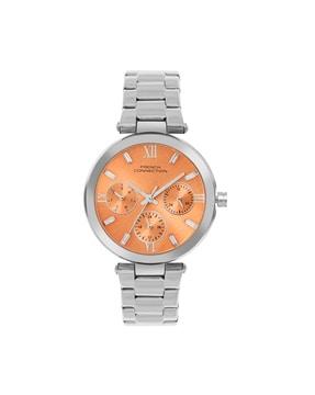 men analogue watch with metal strap-fcn078sm