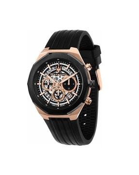 men analogue watch with round dial-r8871642003