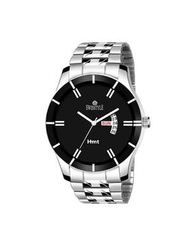 men analogue watch with stainless steel strap-ht-gr065