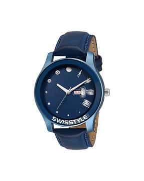 men analogue watch with synthetic strap-ss-gr004-mv