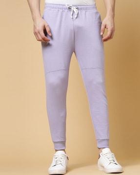 men ankle-length joggers with elasticated waist