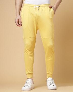 men ankle-length joggers with elasticated waist