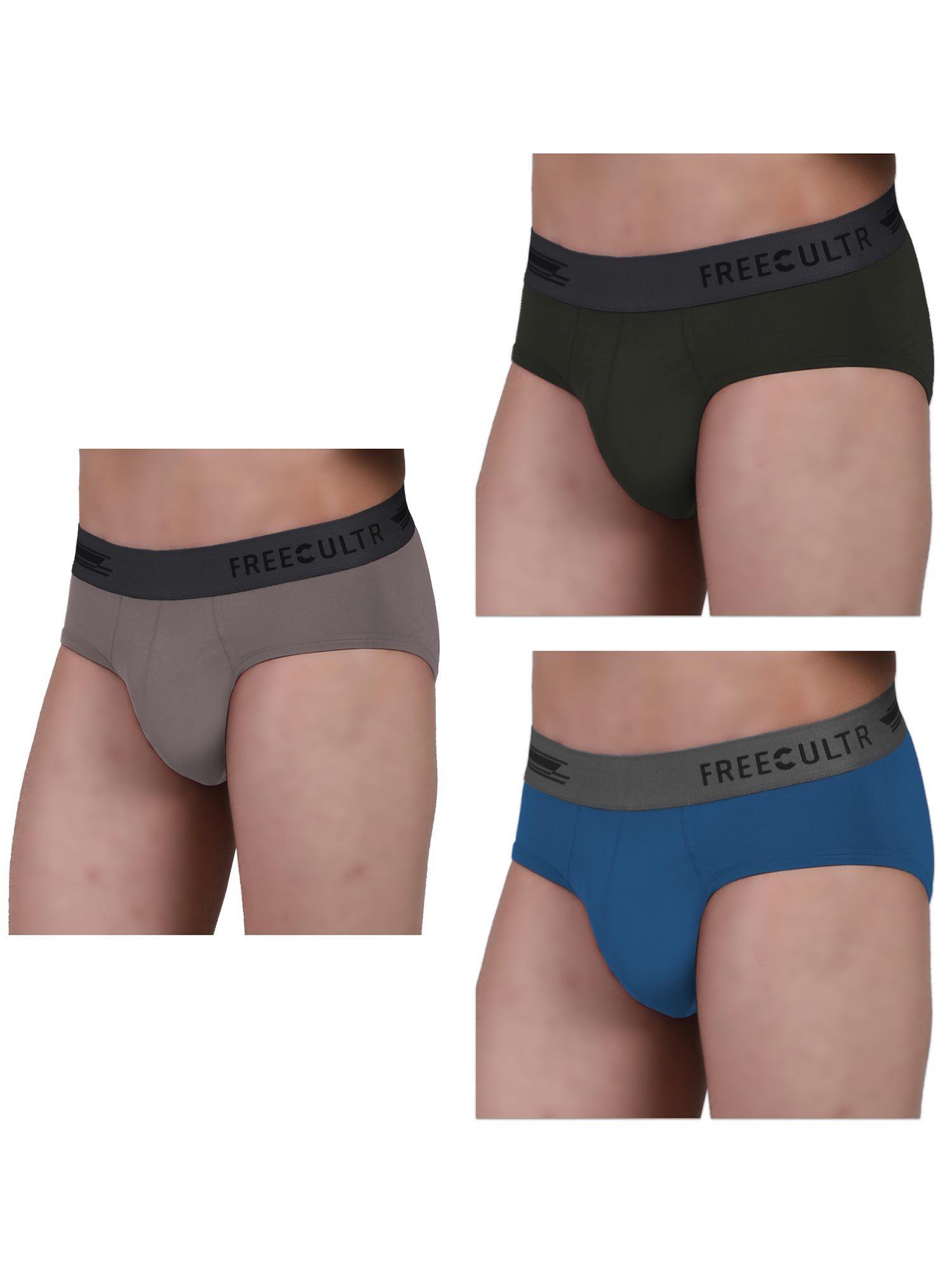 men anti-microbial air-soft micromodal underwear brief (pack of 3)