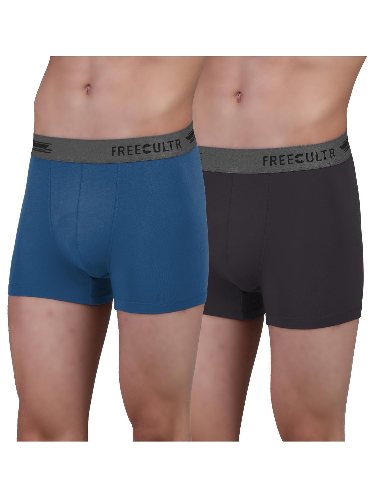 men anti-microbial air-soft micromodal underwear trunk (pack of 2)