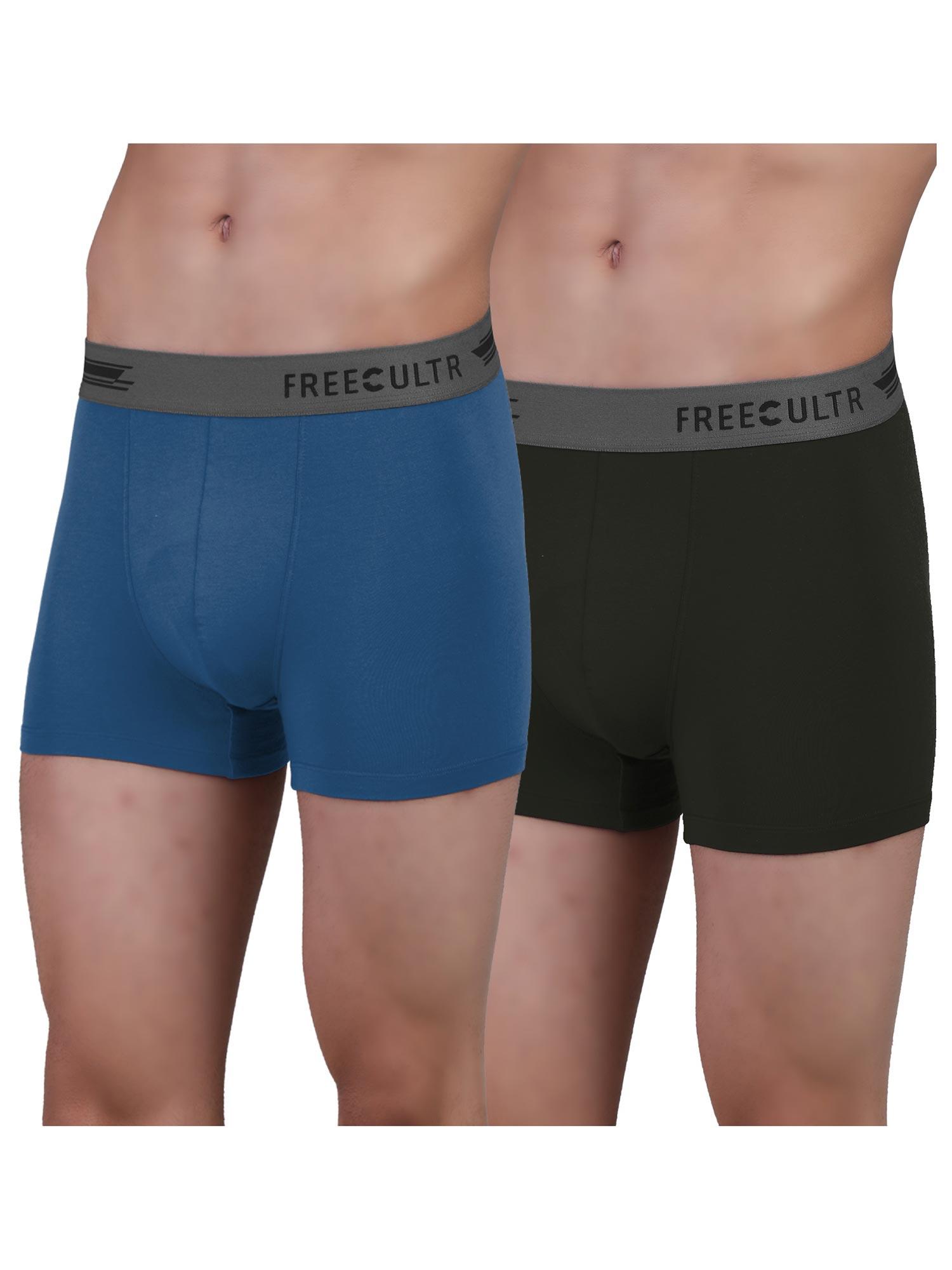 men anti-microbial air-soft micromodal underwear trunk (pack of 2)