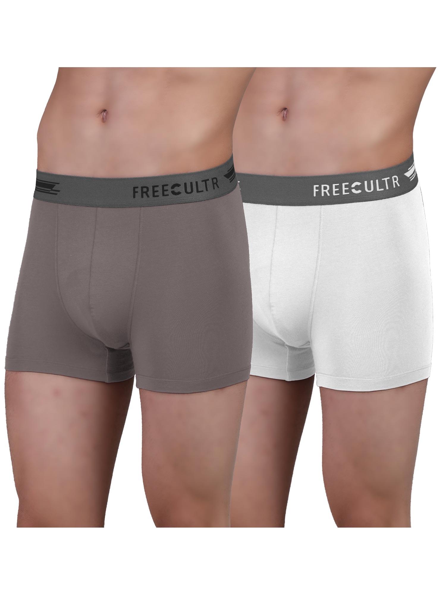 men anti-microbial air-soft micromodal underwear trunk (pack of 2)