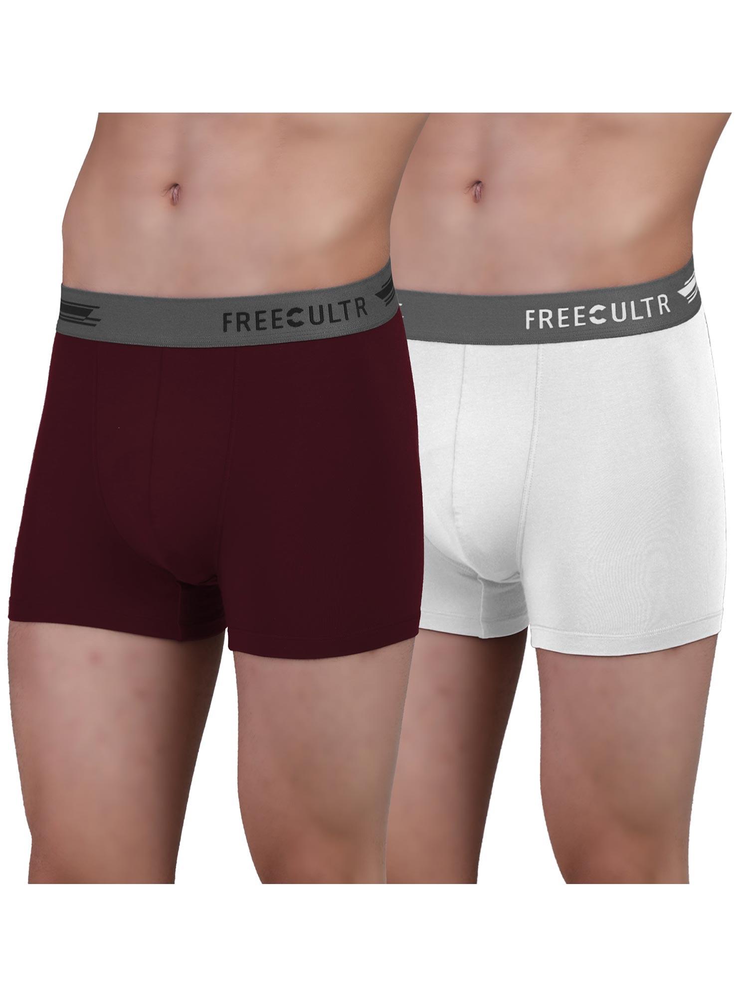 men anti-microbial air-soft micromodal underwear trunk (pack of 2)