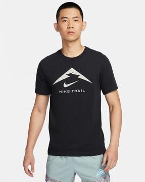 men as dri-fit trail logo t-shirt