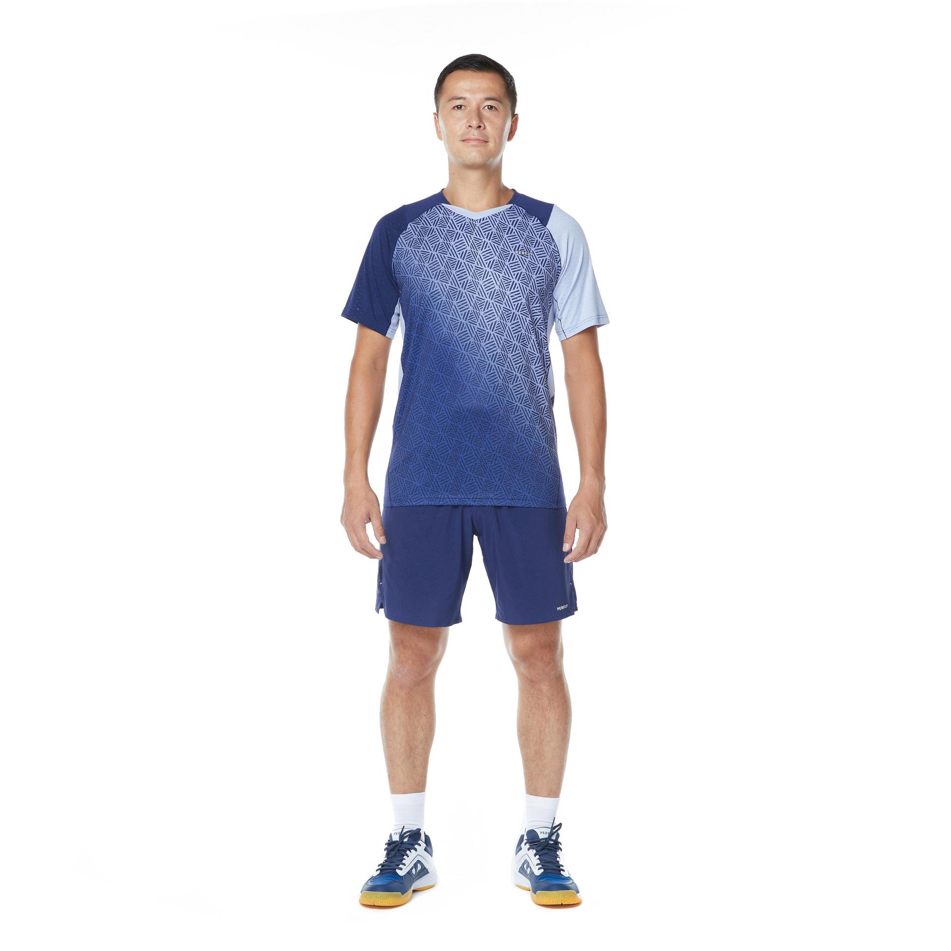 men badminton t shirt 560 navy