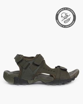 men bamako velcro-closure slip-on sandals