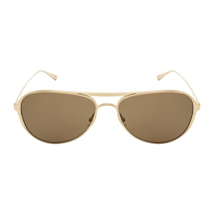 men barrett - honey gold aviator sunglass