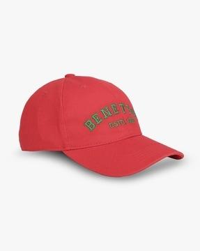 men baseball cap with brand embroidery