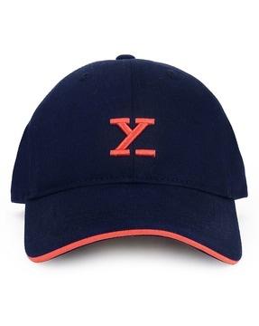 men baseball cap with embroidered logo