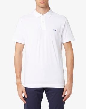 men basic cotton regular fit polo t-shirt