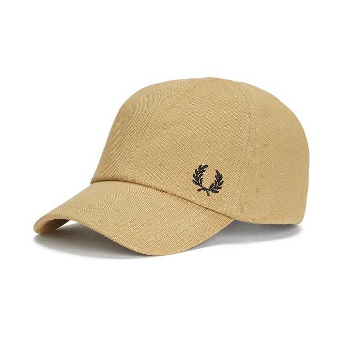 men beige cotton cap