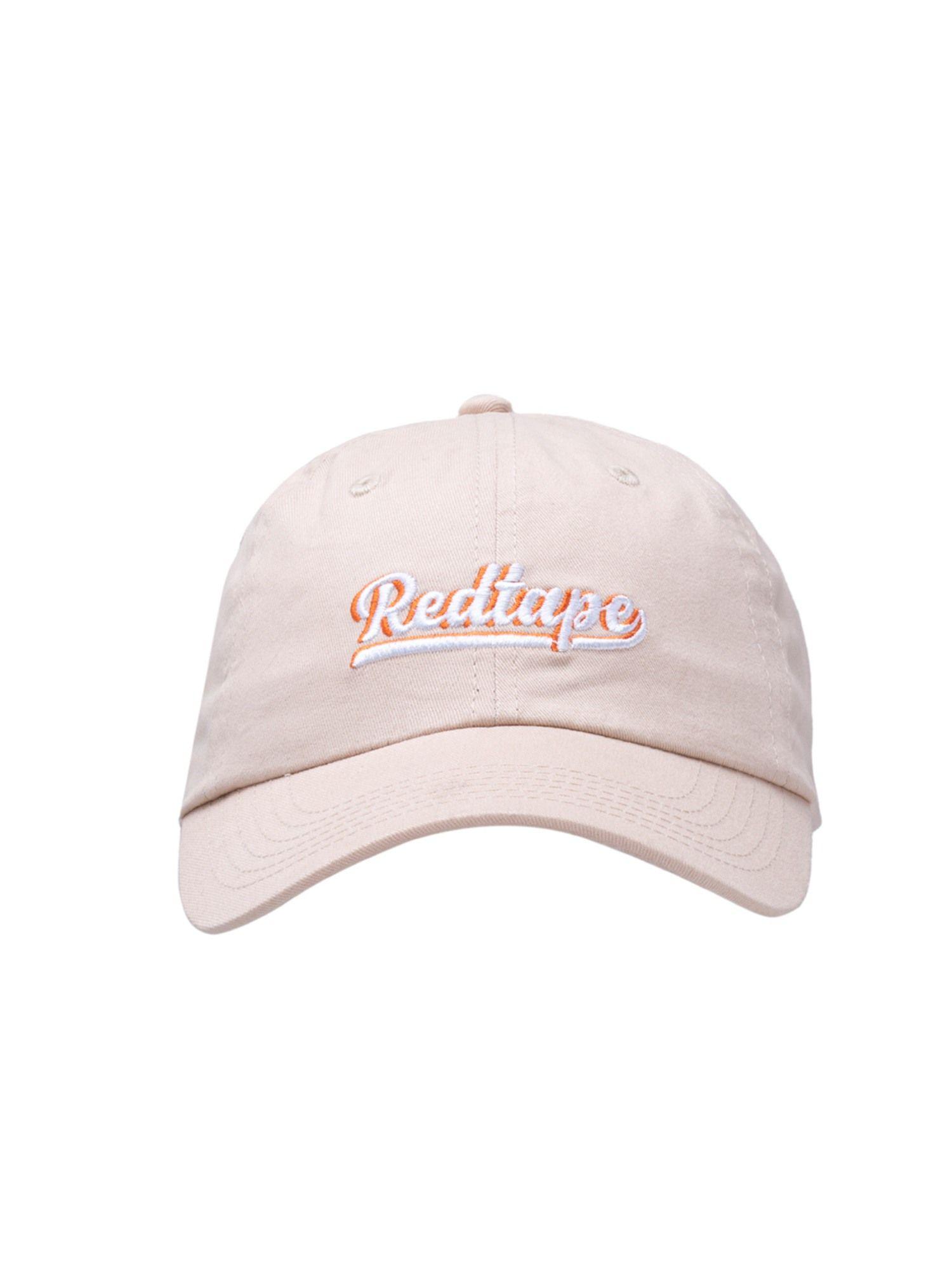 men beige free size cap