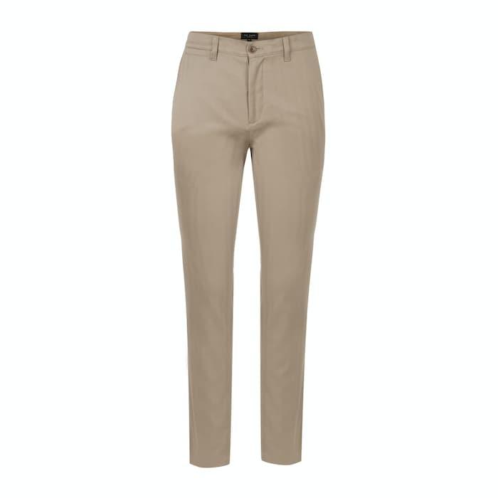 men beige herringbone trousers