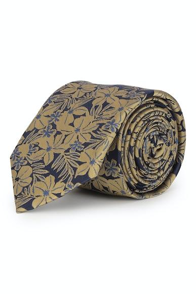 men beige textured tie