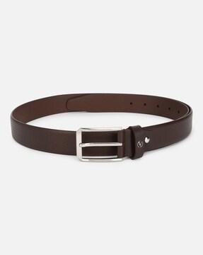 men belt with tang-buckle closure