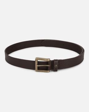 men belt with tang buckle closure