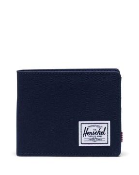 men bi-fold wallet with embossed logo