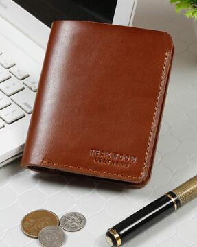 men bi-fold wallet with multiple slots