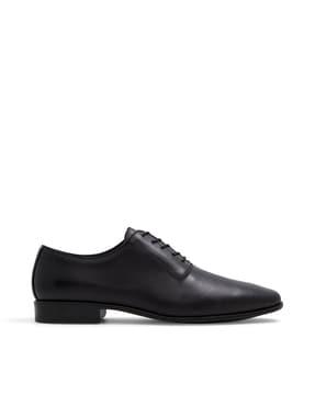 men biaggoo leather formal lace-up shoes