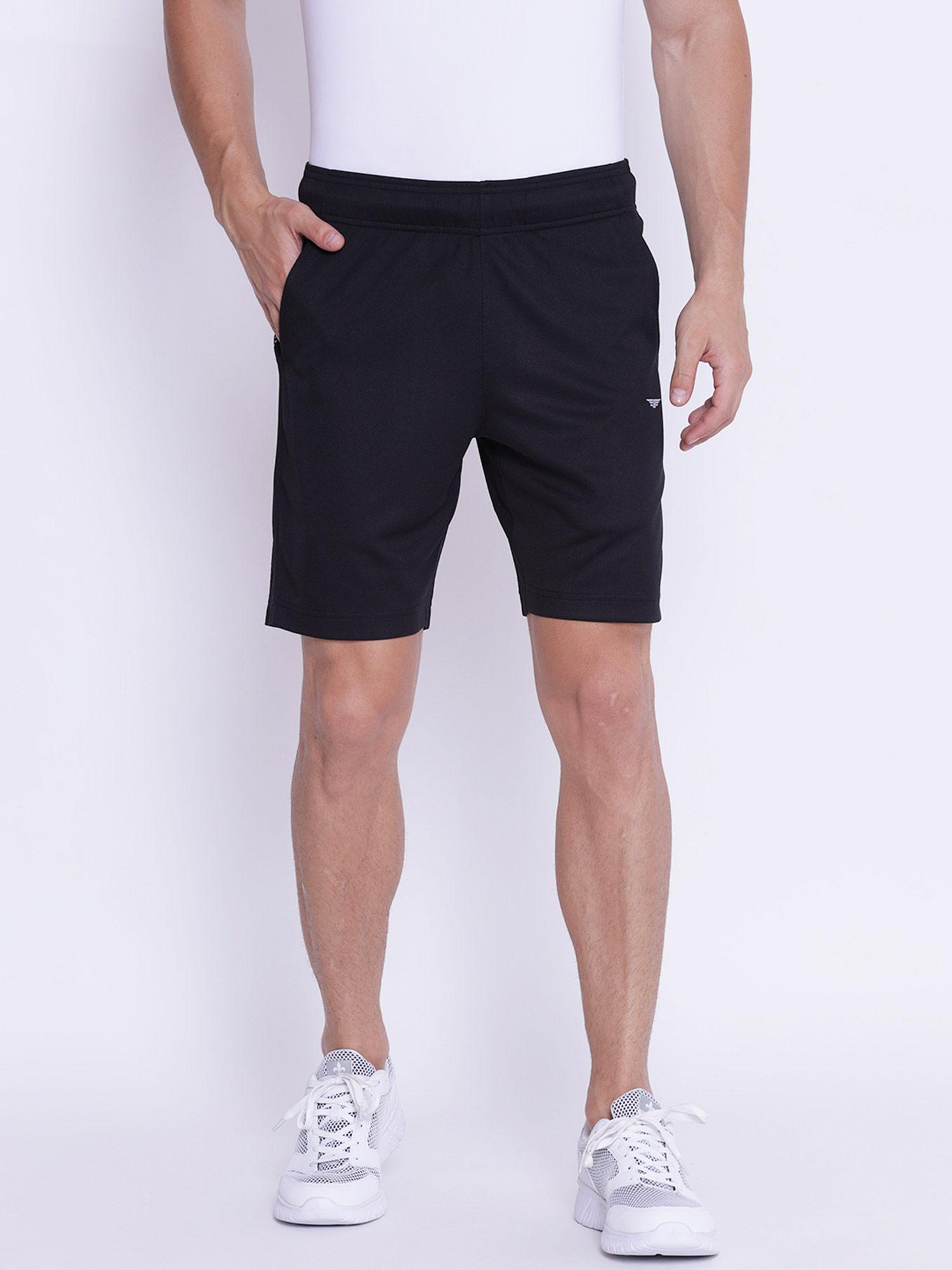 men black active wear shorts