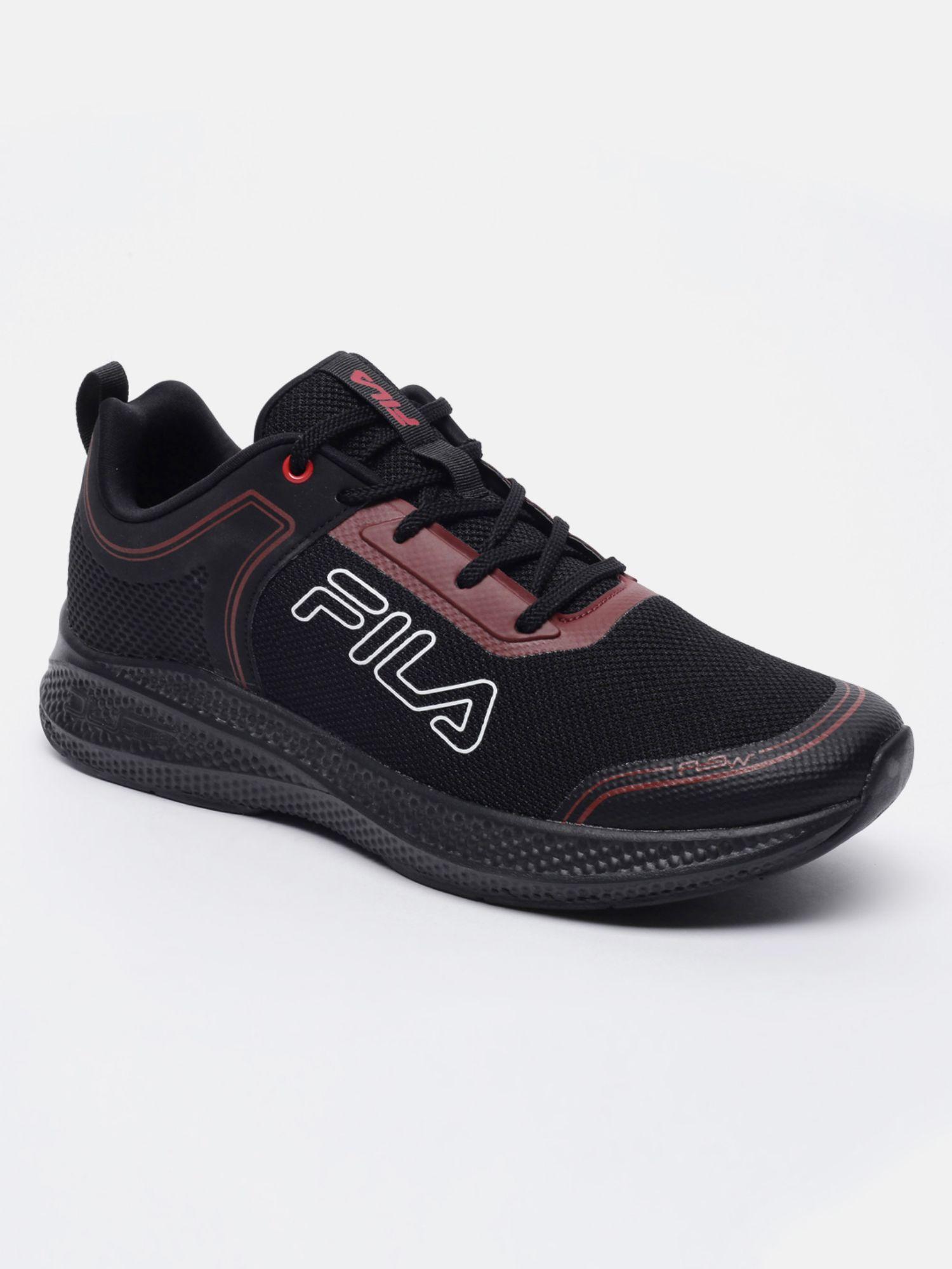 men black assalto running shoes