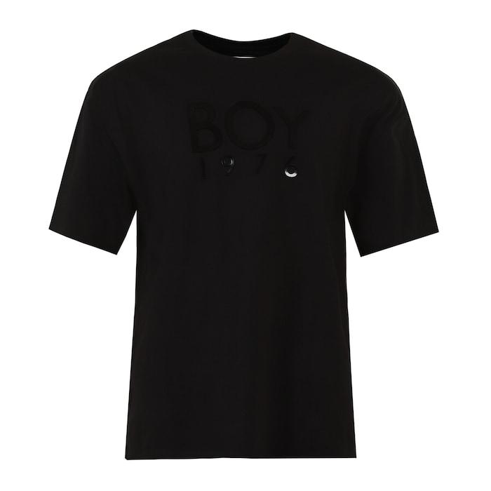 men black boy 1976 logo t-shirt