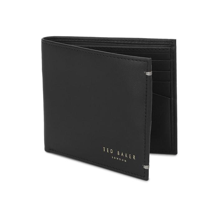 men black classic leather bi-fold wallet