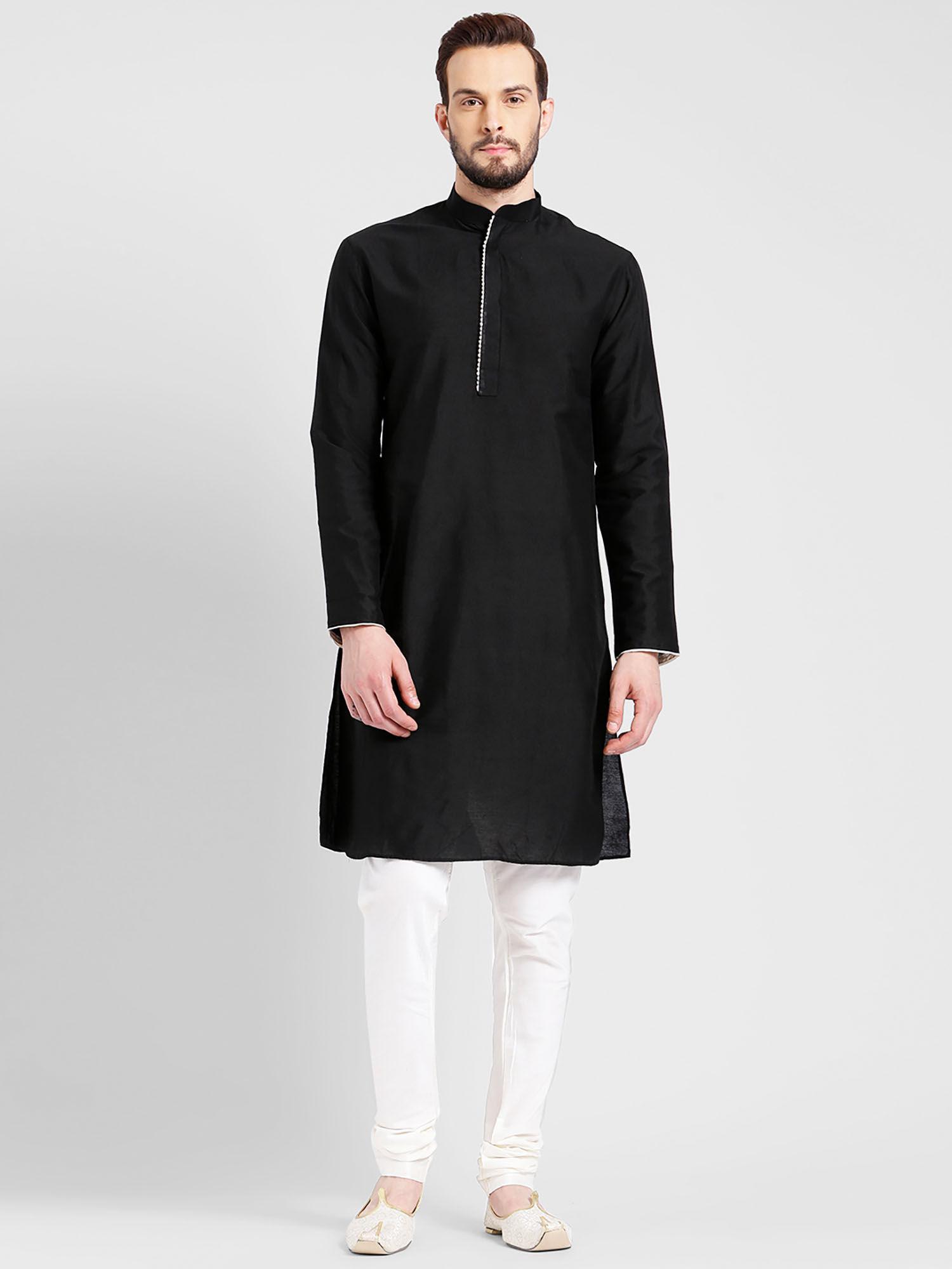 men black cotton kurta